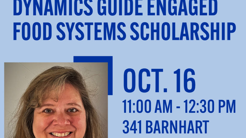 Dawn Thilmany Seminar Flyer